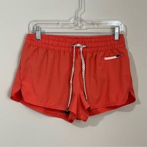 Vuori Women’s Shorts Size Medium Orange Clementine shorts Lined Preowned